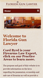 Mobile Screenshot of floridagunlawyer.com